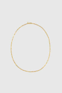 Paperclip Light Necklace - Gold Plated