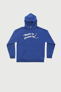 Music To Dream By Fleece Pullover Hood - Sea