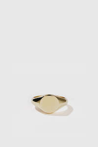 Sunset Signet Ring - Gold Plated