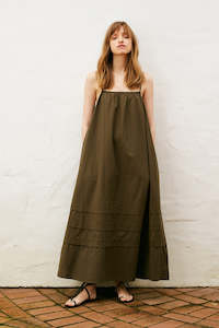 Clothing: Dillon Dress - Khaki