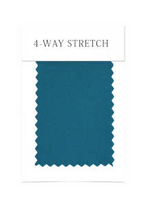 Teal Blue Fabric Sample