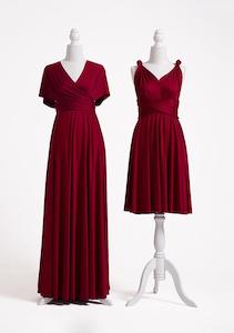 Infinity Dresses: Burgundy Multiway Infinity Dress