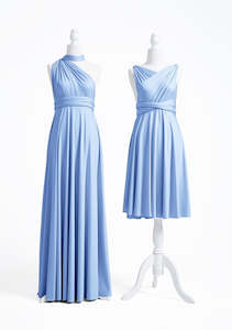 Dusty Blue Multiway Convertible Infinity Dress