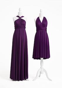 Infinity Dresses: Dark Purple Multiway Infinity Dress