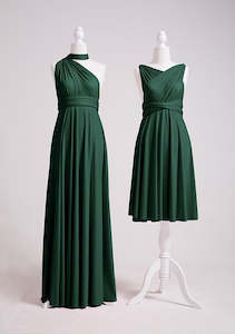 New Arrivals: Dark Green Multiway Infinity Dress