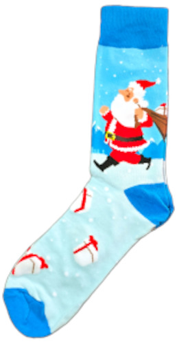 Sloth Sox- Santa Socks