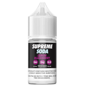 Supreme Soda Salts - Lemon Blackberry (PKA Supreme Lemonade Salts - Blackcurrant)