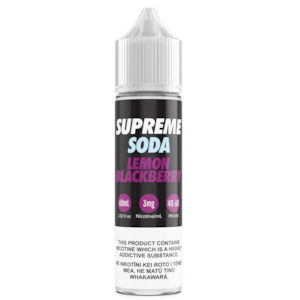 Supreme Soda - Lemon Blackberry (PKA Supreme Lemonade - Blackcurrant)