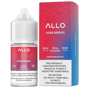 Allo E-Liquid - Sour Berries