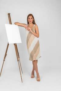 Clothing: Handmade Linen Dress Cernia Coccio - Marilu