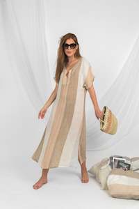 Clothing: Handmade Linen Dress Aragosta - Marilu