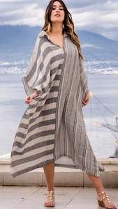 Pure Linen Caftan Marta - PosiTiamo