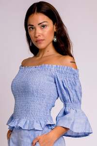 Pure Linen Top Chicca - PosiTiamo