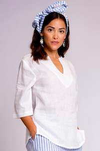 Clothing: Pure Linen Tunic Felix - PosiTiamo