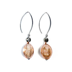 Murano Glass Earrings Aida Pink - Antica Murrina Venezia