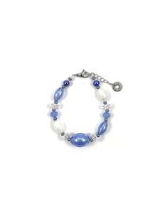 Murano Glass Bracelet Aida Blue - Antica Murrina Venezia