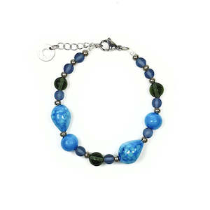 Murano Glass Bracelet Ginger Turchese - Antica Murrina Venezia