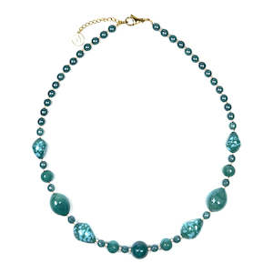 Murano Glass Necklace Ginger Verde - Antica Murrina Venezia