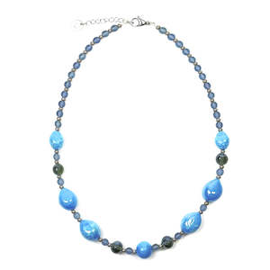 Clothing: Murano Glass Necklace Ginger Turchese - Antica Murrina Venezia