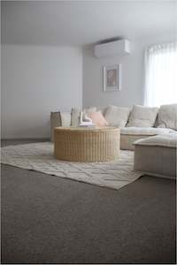 Furniture: Woven Rattan Round Coffee Table