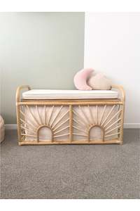 Sunrise Rattan toy chest