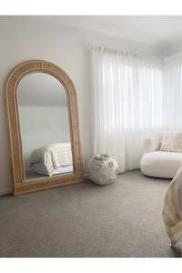 Santorini Full Length Rattan Mirror PRE ORDER DECEMBER