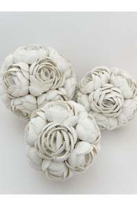 White Rose Shell Ball