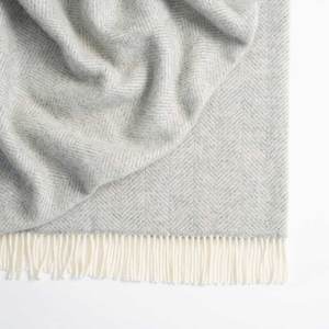 Weave Home Magnus Throw Blanket - Grey | 100% Wool