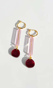 Nova Earrings - Merlot | Hagen + Co