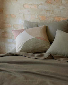 Ravello Linen Quilt Cover - Caper | Weave Home Bed Linen