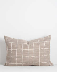 Baya Johnson Lumbar Cushion - Taupe