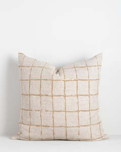 Baya Harrison Cushion - Ochre