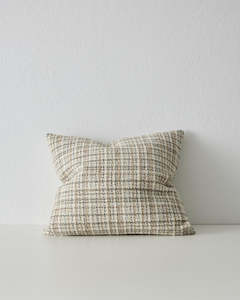 General store operation - other than mainly grocery: Weave Home Tripoli Cushion - Fog | 50 x 50cm