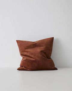 Weave Home Ava Velvet Cushion - Cinnamon | 50 x 50cm