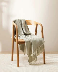 Baya Altona Throw - Sage Green