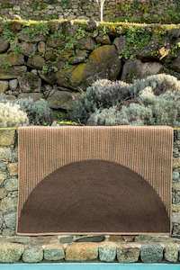 General store operation - other than mainly grocery: Élitis Holiday Floor Rug - Havane | Indoor or Outdoor