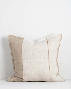 General store operation - other than mainly grocery: Baya Frankton Linen Cushion - Sand