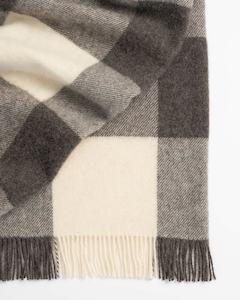 Weave Home Lake Hayes Throw Blanket - Peat | 100% Wool | Large Size