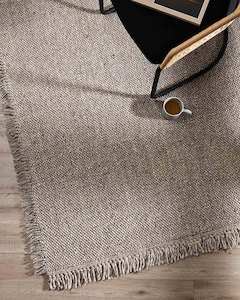 Baya Ulster Floor Rug - Taupe | Four Sizes