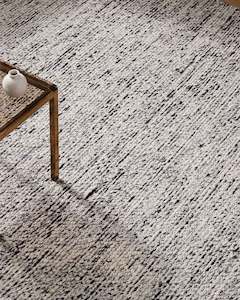 Weave Home Dolomite Rug - Pepper | Wool Blend Floor Rug | 2m x 3m