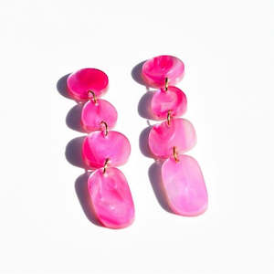 Juno Earrings - Magenta | Hagen + Co