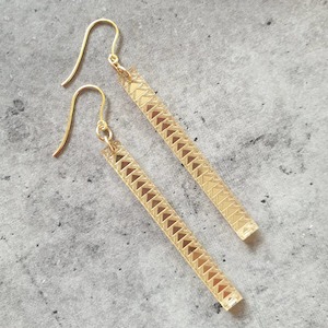 General store operation - other than mainly grocery: Aroha Drop In Gold Earrings  | NZ Designer Anna Leyland