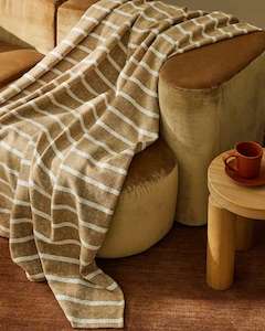 Weave Home Piazza Throw Blanket - Earth