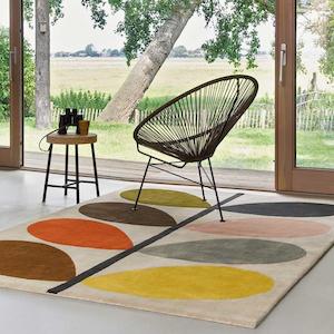 Orla Kiely Giant Multi Stem Rug | 100% Wool Designer Floor Rug