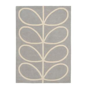 Orla Kiely Giant Linear Stem Rug - Grey | 100% Wool Designer Floor Rug