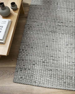 Baya Pelorus Floor Rug - Grey | Indoor or Outdoor