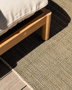 Baya Lonsdale Floor Rug - Olive | Indoor or Outdoor