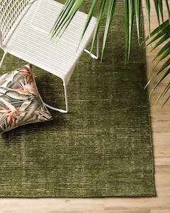 Baya Orakei Outdoor Rug - Leaf Green