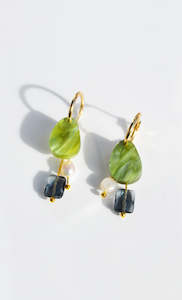 Chloe Dangle Earrings - Sage | Hagen + Co