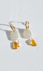 General store operation - other than mainly grocery: Chloe Dangle Earrings - Pearl | Hagen + Co